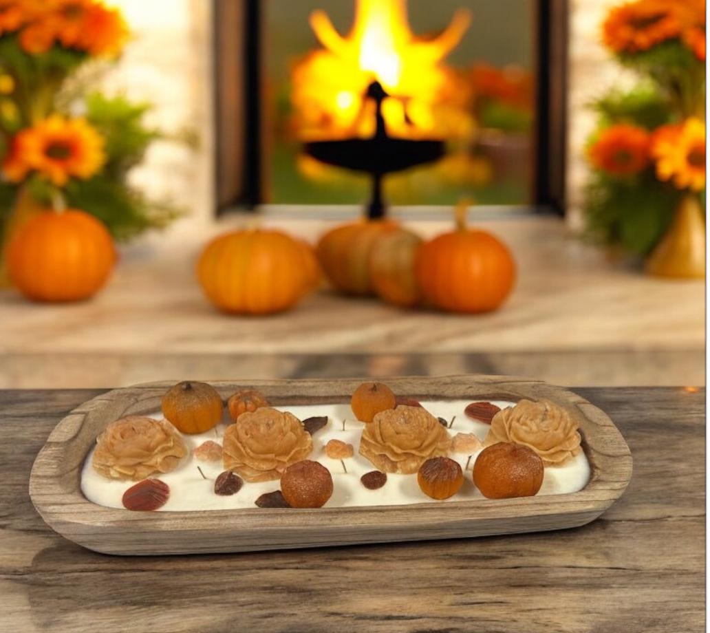 Holiday Candle Centerpieces