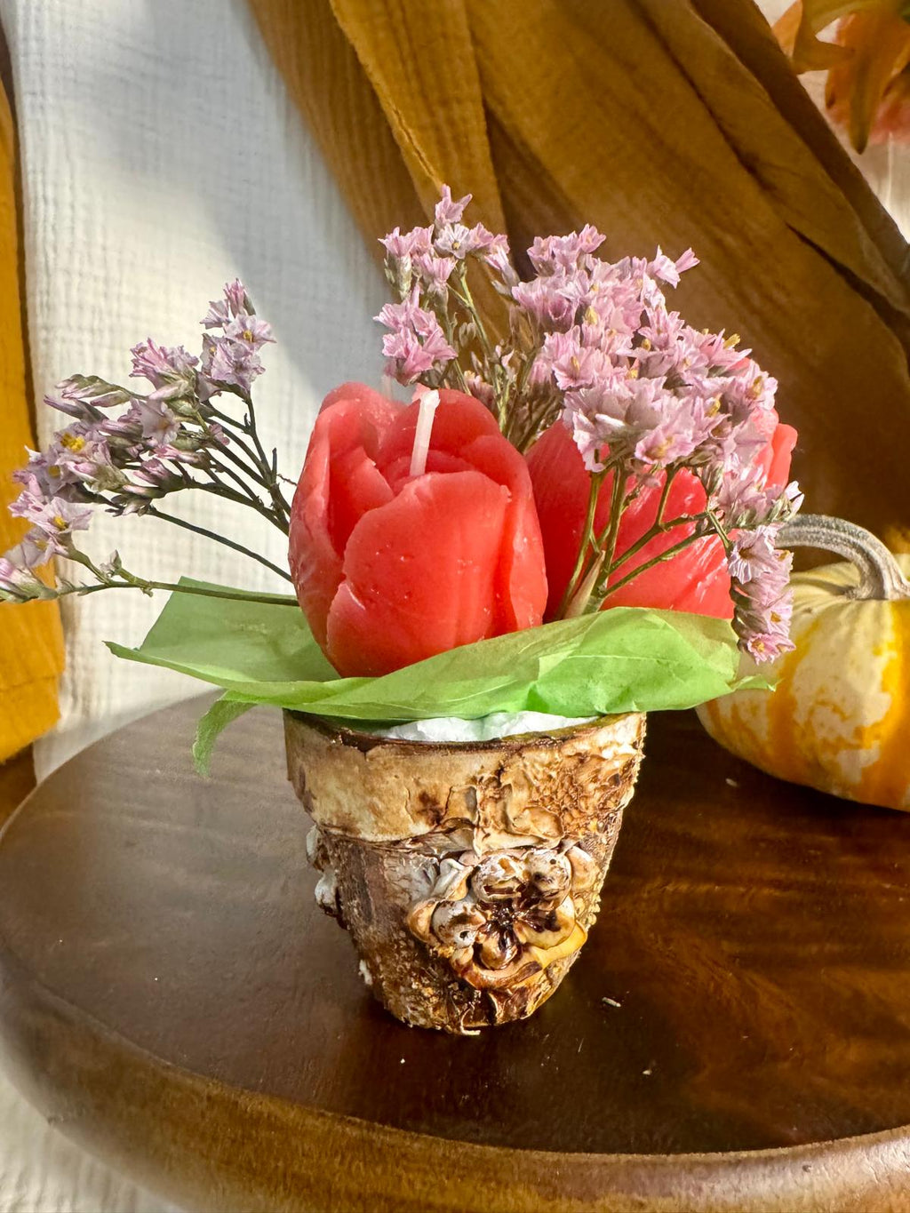 Tulip Bouquet Candle